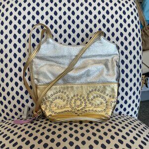 Dawli Gold & Silver Leather Purse